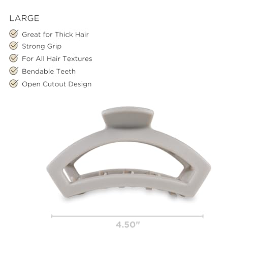 Pinza para cabello grande TELETIES diseño innovador miniatura 3