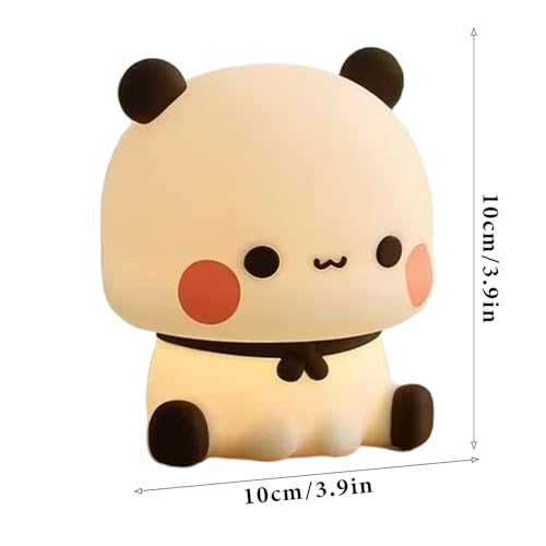 Lámpara de noche de silicona con diseño de panda miniatura 3
