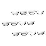 Bol en verre à gelée - il est idéal pour servir les types d'aliments, des salades, des desserts, des collations, des chips, des plats chauds et du maïs, des bols à dessert