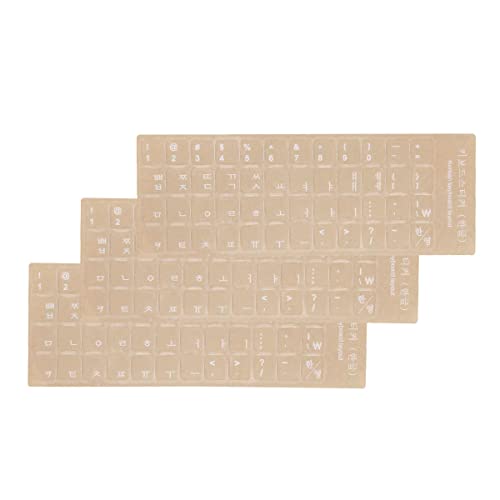 3 PCS/Pack Universal Korean Matte Keyboard Alphabet Stickers miniatura 1