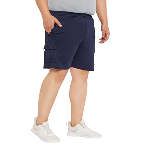 Image of Bigbanana Plus Size Men's Regular Fit Solid Shorts