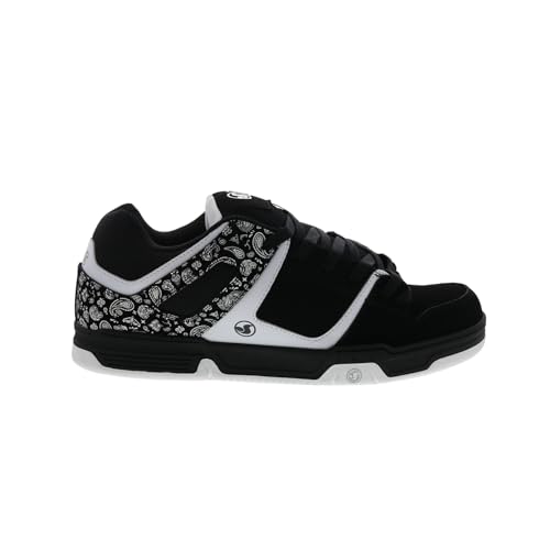 DVS Men's Remix Skate Shoe, Black White Pink, 9.52