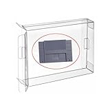 CHILDMORY 20pcs Protector Box Clear Protection Case Sleeve for SNES Game Cartridge US Version