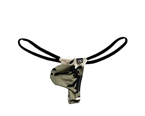 Men's Low Waist Bulge Thong Lingerie Men's Slim G String Bikini(5 Pack)2