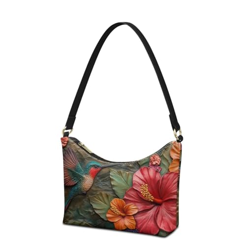 Bolso hombro pequeño de cuero PU para mujer miniatura 1