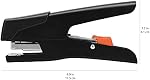 Amazon Basics Effortless Hand Held Plier Stapler, 25 Sheet Capacity,Heavy Duty Staper,Black