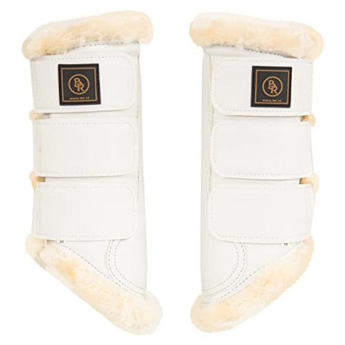 MHS Ruitersport BR Majestic S - Protector de piernas, color blanco