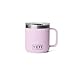 YETI Rambler 10 oz Ceramic Lined Stackable Mug, Vacuum Insulated, Stainless Steel with MagSlider Lid, Cherry Blossom