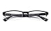 Semi-Rimless Reaing Glasses Stylish Look Light Weight with Carring Pouch Black
