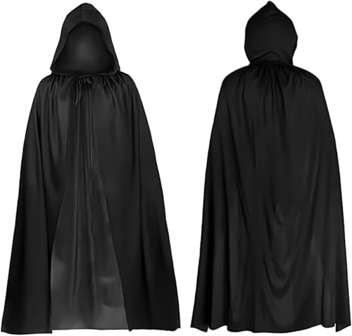 YXHZVON Cape à Capuche pour Enfant Halloween, Longue Cape Déguisement Enfant Unisexe Costume, Cape de Vampire , Magicien Déguisement Costume Halloween Noël Easter...