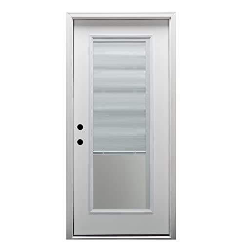 National Door Full Lite with Blinds