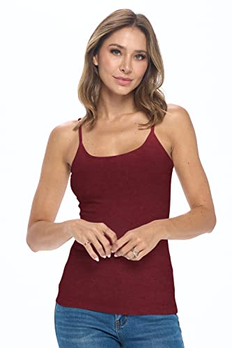 Image of Natural Uniforms Women's Camisole Tank Top-Breathable Cotton Stretch