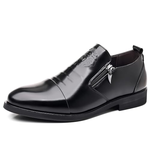 Men's Pointed Toe Dress Loafers Formal Shoes2