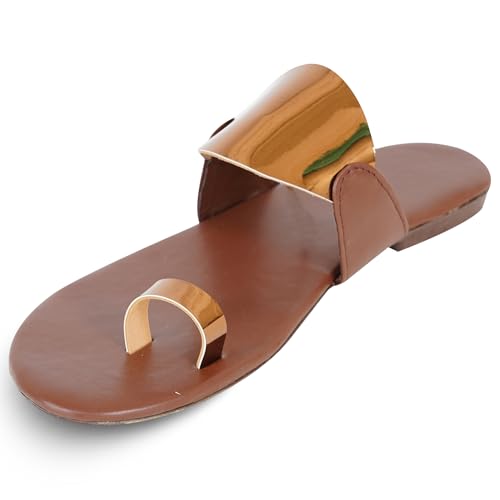 Image of DFR Women Casual Cushioned Flat Slippers Woman