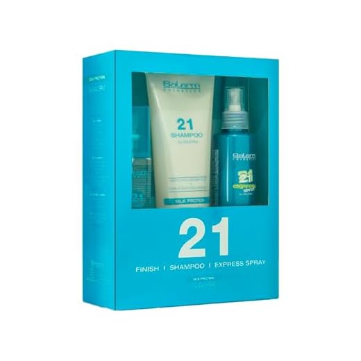 SALERM - Pack Salerm 21 Proteínas de Seda - Champú Salerm 21 Silk Protein 300 ml + Salerm 21 Express 150 ml + Salerm 21 Finish 125 ml - Hidratación Máxima Cabellos Secos y Dañados - Nutre y Revitaliza