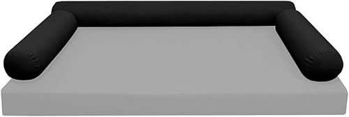 Miniatura 2 de *Cover ONLY* Style 6 Crib Size 50"x8" Knife Edge Bolster Pillow SlipCover AD109