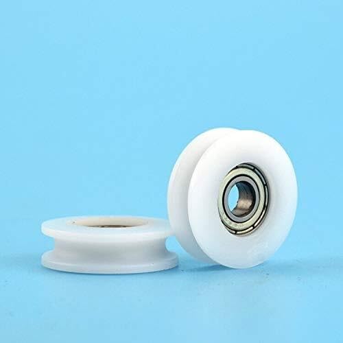 Poulie à roulement 6x26x8mm en plastique réduction bruit pour porte coulissante