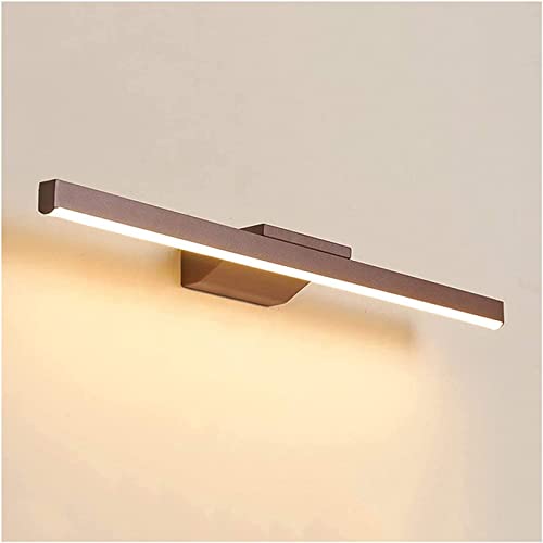 Lumière moderne de miroir en métal noble et acrylique haut de gamme pour salle de bain