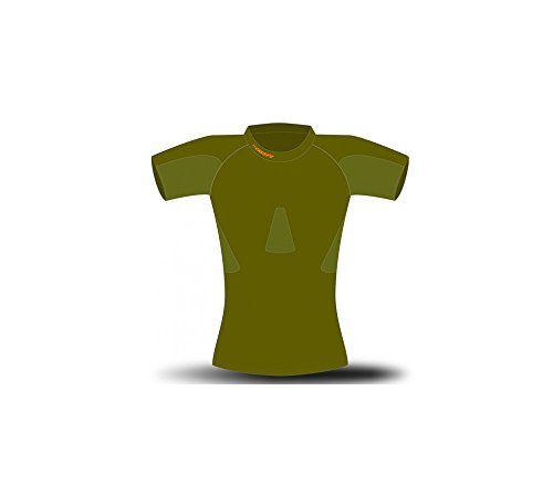 CRISPI Underwear shirt Tecnica mouwen groen olijf