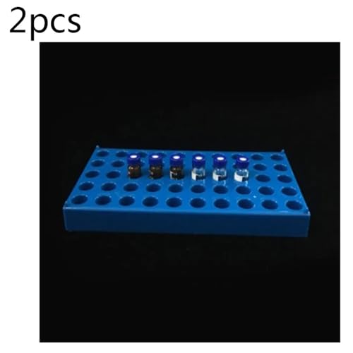 Support flacons 1,5 ml plastique ouverture 12 mm rack laboratoire - 2