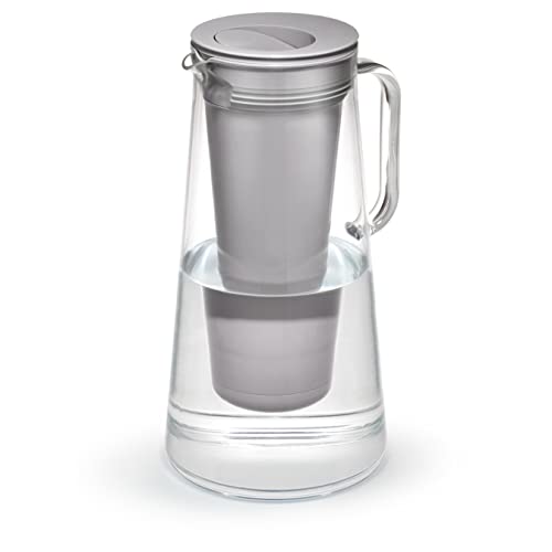 LifeStraw Home – Water Filter Pitcher, 10-Cup, Pebble, BPA Free Designed for Everyday Protection Against Bacteria, parasites, microplastics, Lead, Mercury, PFAS and a Variety of Chemicals