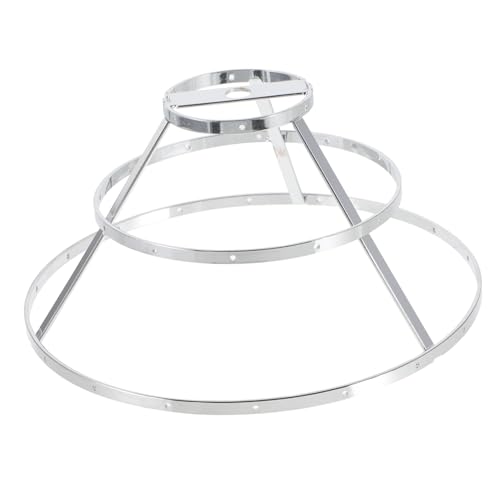 Cadre abat-jour de lampe suspendue en fer aux bords lisses et structure résistante Homoyoyo