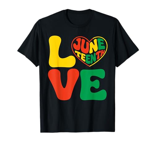 Feliz Juneteenth Es Mi Día de la Independencia Amor Negro Mujeres Hombres Camiseta