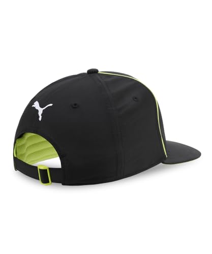 Image of PUMA | Aston Martin F1 Flat Brim Logo Print Cap Black