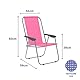 Marbueno Gepolsterte Campingstuhl 59 x 83 x 51 cm