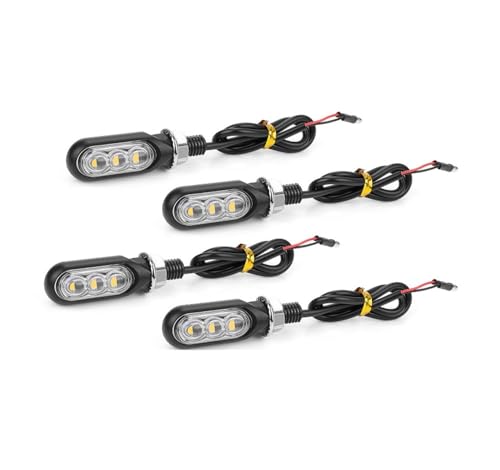 Feux arrière clignotants à LED pour motos signalisation directionnels fluides universels