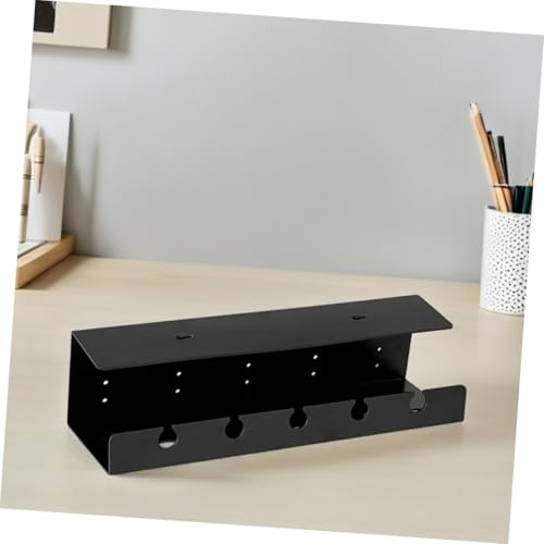 Étagère de rangement sous bureau SEWACC x2 pour gestion des câbles sans perçage - 5