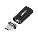 オウルテック 変換アダプタ マグネットタイプ USB Type-C 変換アダプタ 簡単ワンタッチ接続 PD60W充電／データ転送 ブラック OWL-CBCMC01-BK