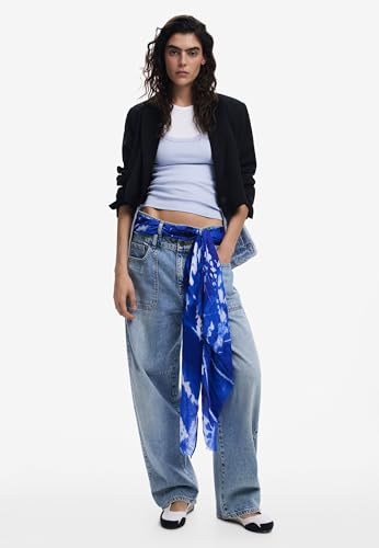 FOU_ATKINS_RECTANGLE 5010 ROYAL foulard doux grand format U - 2
