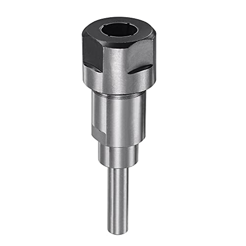 sourcing map Router Collet Extension Tige Convertisseur Adaptateur 8mm à 12.7mm (1/2') pour CNC Gravure Machine Travail Bois Fraisage Mèche