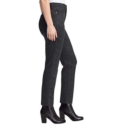 Glorias Vanderbilt Women's Amanda Slim, High Rise, Classic Fit, Tapered Leg, Knit Pointe Pant (Black, 12)2