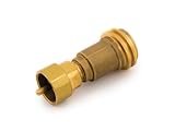 GrillPro 11052 1-Lb Propane Tank Adaptor, Brass