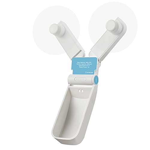 Foldable Handheld Mini Fan USB Rechageable Desktop Fan Portable Pocket Fan 2 Speeds Adjustable Personal Fan for Home Office Travel Outdoors
