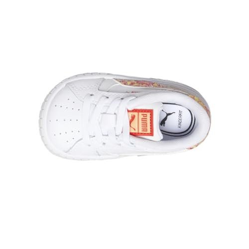 PUMA Kids Girls Cali Star Flower Child Floral Lace Up Sneakers Shoes Casual - White4