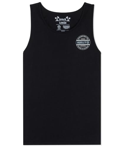 Hurley Mens Filler Tank Top Black M