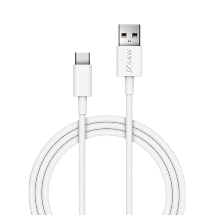 Image of Vivo 44W Original Flash Type C Charger Cable for Vivo V40 /V30 /V29 /V27 /V25 /V23e /V23 pro /V21 5G /Y200 /Iqoo 12 /Z9x /Neo 9 pro /Neo 7 pro /Z7 /Z7S /Z6 Lite /11 /Z6 44W /T1 /T2 /T3 /T3x, Mobile Support 44W, White
