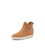 Sorel Women's Out 'N About Slip-On Wedge II Boot - Tawny Buff, Chalk - Size 7