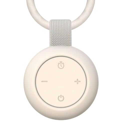 Portable Baby Sound Machine [White Noise for Babies Kids Adults][Sleep Soother][Timer Function][12 Soothing Sounds] 15 Hours Battery Life Travel Registry Gift Shower Clips on Baby Stroller