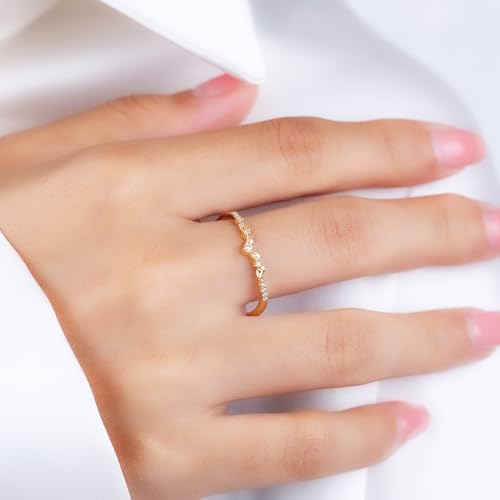 Moissanite Engagement Rings for Women, 925 Sterling Silver Anniversary Rings for Women, Promise Rings for Her Wedding Bands Gift for Women Size 3-102