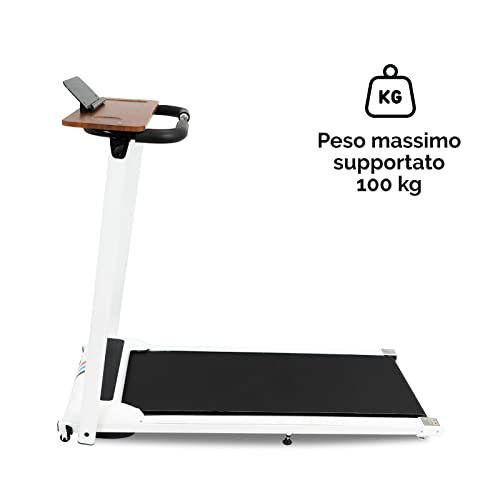 FFitness Lapis Roulant FLTP6380 Vloerkleed voor elektrische loopbrug, opvouwbaar, ruimtebesparend, gemotoriseerd, 1-6 km/u - Afbeelding 5