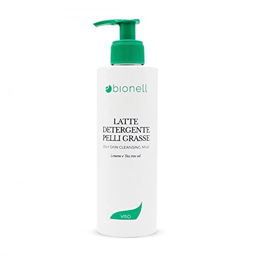 Leche limpiadora para pieles grasas Bionell sin parabenos, 300 ml