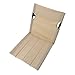 Nurnesy Camping Backrest Cushion, Camping Folding Chair Cushion Backrest Casual Stylish Aluminium Alloy Folding Beach Chair for Outdoor Picnic (Khaki)
