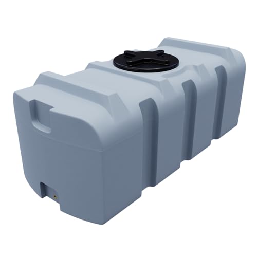 Varile Depósito de agua potable de 500 L, color gris, sin bisfenol A, rosca integrada de 3/4', fabricado en la UE, apto para alimentos