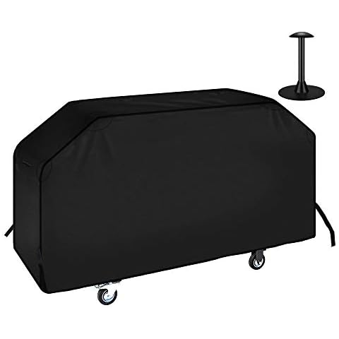 i COVER 36 inch Griddle Cover for Blackstone, 600D Heavy Duty Waterproof Canvas Flat Top Gas Grill Cover for 36" Griddle 1554 1825 for Weber 36” Griddle Camp Chef 600 with Support Pole Cover