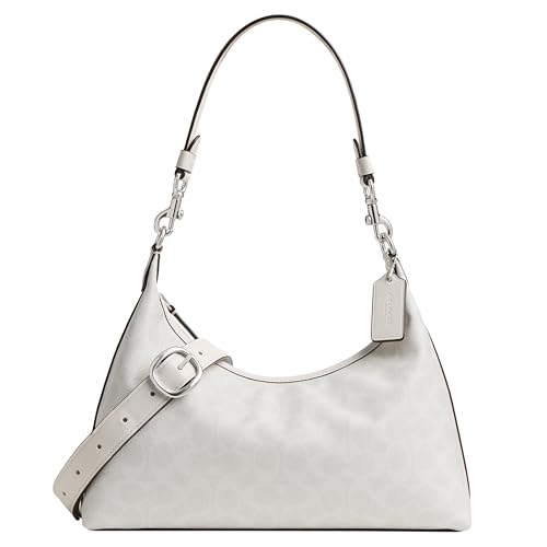 Coach Juliet Shoulder Bag in Signature Canvas, LH/White Chalk