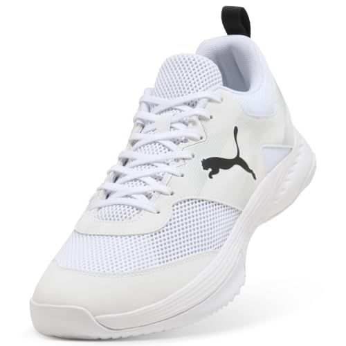 Puma Unisex VARION 3 Indoor Court Shoe, White Aged Silver, 36.5 EU – Ansicht 6